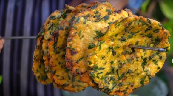 Keerai Vadai recipe in tamil: Spinach Vada making in tamil