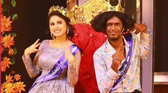 vijay tv, comedy raja kalakkal rani, விஜய் டி, காமெடி ராஜா கலக்கல் ராணி, பிபி ஜோடிகள், ரித்திகா, பாலா, பழைய ஜோக் தங்கதுரை bb jodigal, rithika, bala, thangadurai