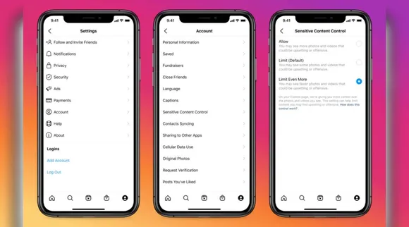 Instagram adds a new sensitive content control option Tamil News