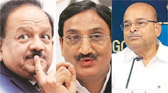 PM Modi cabinet reshuffles, PM Modi cabinet change, union ministers resigns, Harsh Vardhan, மத்திய அமைச்சரவையை மாற்றி அமைக்கிறார் பிரதமர் மோடி, 12 அமைச்சர்கள் ராஜினாமா, ஹர்ஷ் வர்தன், ரமேஷ் பொக்ரியால், தாவர் சந்த் கெலோட், சதானந்த கௌடா, சந்தோஷ் கங்வார், ரத்தன்லால் கட்டாரியா, பாபுல் சுப்ரியோ, சஞ்ஜய் தோட்ரே, தேபஸ்ரீ சௌதுரி, Ramesh Pokhriyal, Thawar Chand Gehlot, Ramesh Pokhriyal, Sadananda Gowda, Santosh Gangwar, Debasree Chaudhuri, Rattan Lal Kataria, Sanjay Dhotre, Pratap Chandra Sarangi, Raosaheb Patil, Ashwini Chaubey