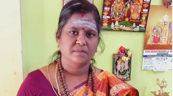 Angayarkanni, first female odhuvar, trichy,