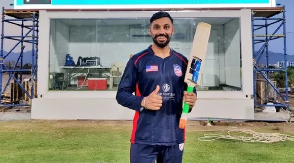 Cricket Viral news in tamil: usa cricketer Jaskaran Malhotra hit 6 sixes in an over