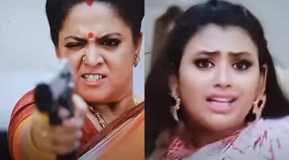 Barathi Kannamma Serial, barathi kannamma, vijay tv, Soundarya shoots Venba, barathi kannamma latest promo, barathi kannamma thrilling twist, பாரதி கண்ணம்மா சீரியல், வெண்பாவை துப்பாக்கியால் சுடும் சௌந்தர்யா, vijay tv barahthi kannamma, tamil tv serial news