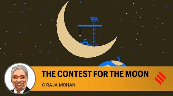 China Space Mission, Moon Quad meet, moon, ISRO, India, india, geopolitics of moon, china, America, Russia, இந்தியாவும் நிலவின் புவிசார் அரசியலும், சீனாவின் நிலவுக்கு செல்லும் திட்டம், அமெரிக்கா, ரஷ்யா, குவாட் சந்திப்பு, நிலவு, moon mission, russia china, america india, C Raja Mohan