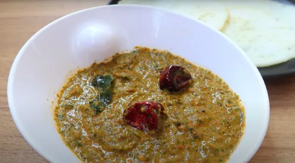 Instant chutney recipes in tamil: coriander leaves chutney making in tamil