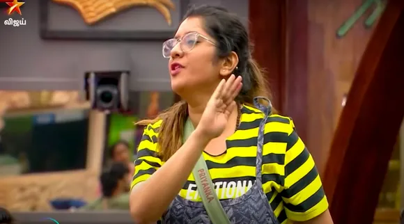 vj priyanka deshpande Tamil News: priyanka quotes political party name in Bigg Boss house