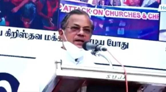 பாரதமாதா குறித்து அவதூறு பேச்சு; பாதிரியார் ஜார்ஜ் பொன்னையா மீதான எப்.ஐ.ஆரை ரத்து செய்ய ஐகோர்ட் மறுப்பு
