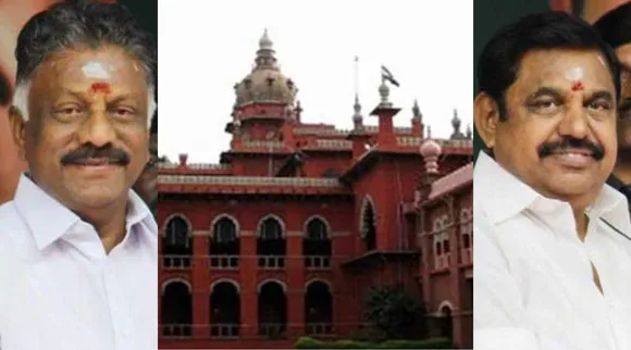 Chennai HC order to OPS and EPS, o panneerselavam, edappadi palaniswami, ops eps response in challenging AIADMK intra-party election, அதிமுக உட்கட்சி தேர்தலை எதிர்த்து வழக்கு, ஓபிஎஸ் - இபிஎஸ் பதிலளிக்க ஐகோர்ட் உத்தரவு, சென்னை உயர் நீதிமன்றம், கேசி பழனிசாமி, KC palaniswami, aiadmk, tamilnadu
