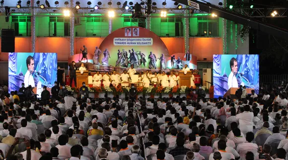 திமுக கூட்டணியை வலுப்படுத்த வேண்டியது நம் கடமை: சத்தியமூர்த்தி பவனில் ராகுல் காந்தி பேச்சு