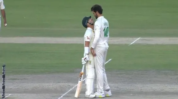 Watch Video: Warner- Afridi Stare Down video goes viral, fans Twitter Reaction