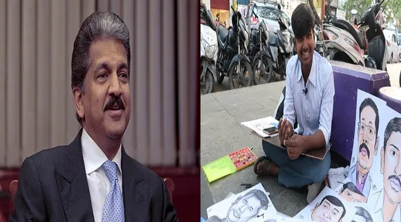 சென்னை ஓவியரை பாராட்டிய ஆனந்த் மஹிந்திரா; இந்தியன் எக்ஸ்பிரஸ் செய்தியை குறிப்பிட்டு ட்வீட்
