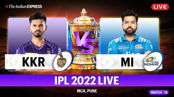 IPL 2022, KKR vs MI LIVE score
