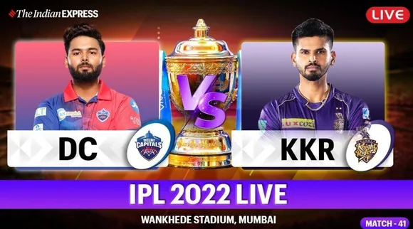 IPL 2022: Match 41, DC VS KKR