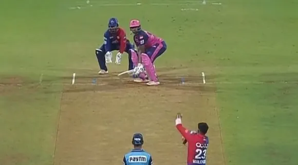 Ashwin Playing 'Hockey' Against DC in IPL 2022 goes viral