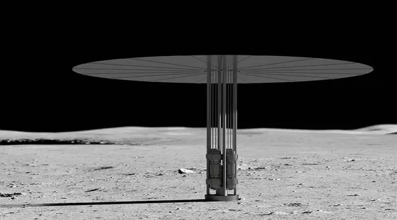 nuclear power plant on the moon