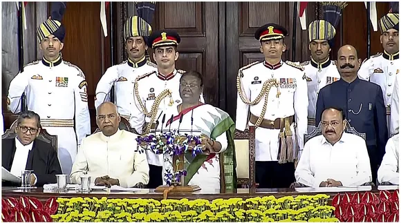 President Droupadi Murmu first speech