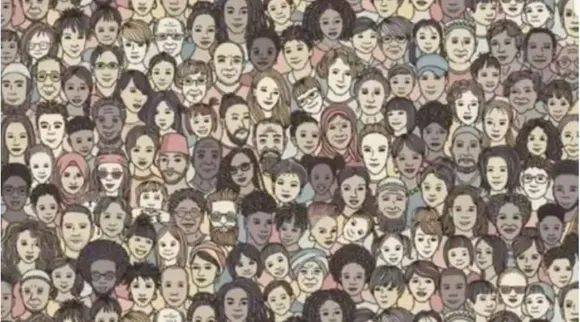 Optical Illusion: CAN YOU SPOT THE CAT AMONG WOMEN UNDER 20 SECONDS? in this image | Indian Express Tamil