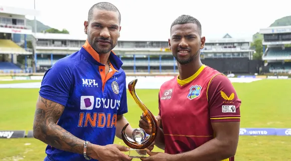 WI vs IND 1st ODI Live score updates in tamil