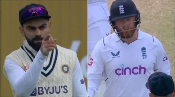 virat kohli, jonny bairstow, india vs england, ind vs eng 5the test cricket, england, விராட் கோஹ்லி, ஜானி பேர்ஸ்டோ, வைரல் வீடியோ, viral video, kohli vs bairstow
