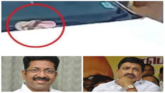 Slipper hurled in PTRs car