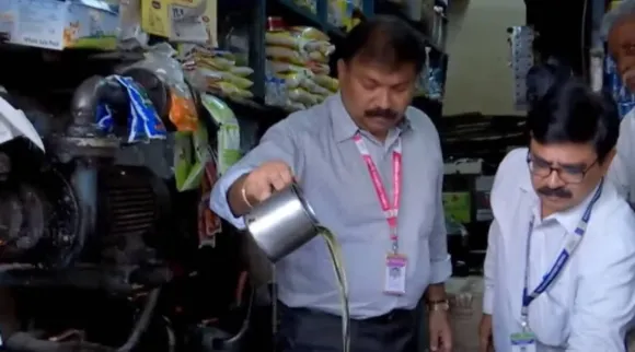 சைதாப்பேட்டையில் 4,000 லிட்டர் கலப்பட எண்ணெய் பறிமுதல்