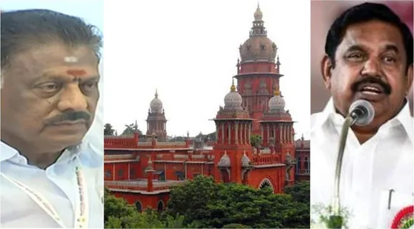 AIADMK, AIADMK general council meeting case, ops vs eps, o panneerselvam, edappadi palaniswami, அதிமுக பொதுக்குழு வழக்கு, அதிமுக பொதுக்குழு வழக்கில் இன்று தீர்ப்பு, சென்னை உயர் நீதிமன்றம், ஓ பன்னீர்செல்வம், எடப்பாடி பழனிசாமி, chennai high court, AIADMK general committee case today judgement