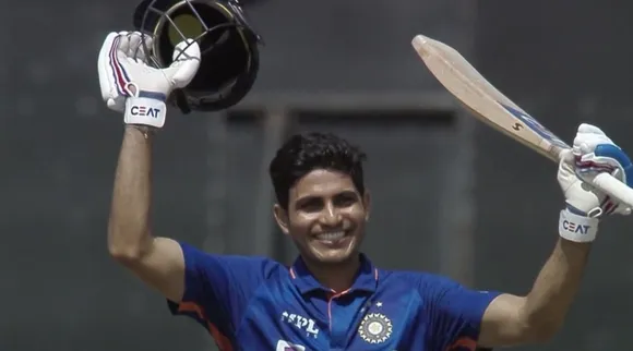 Shubman Gill slams his maiden ODI century against ZIM 3rd odi