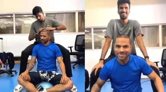 Shikhar Dhawan and Washington Sundar latest insta reels video Tamil News