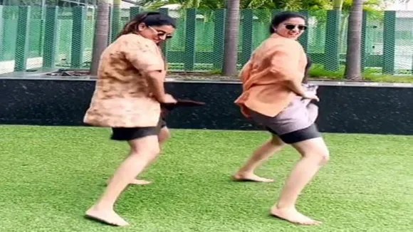 Keerthy Suresh Dancing To Dhoom Dhaam Dhosthaan