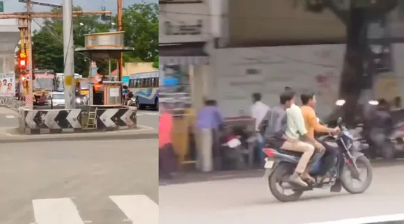Coimbatore: funny comment of traffic police at signal, video goes viral Tamil News