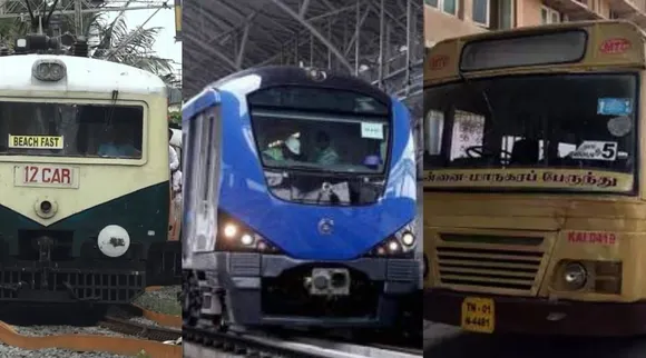 ரயில், பஸ்,மெட்ரோ எல்லாவற்றிற்கும் ஒரே டிக்கெட்: சென்னையில் புதிய திட்டம்