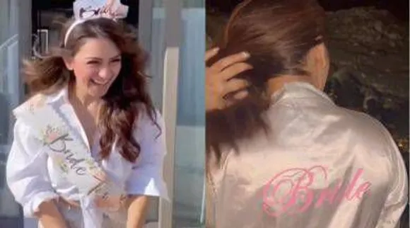 Hansika Motwanis bachelorette in Greece
