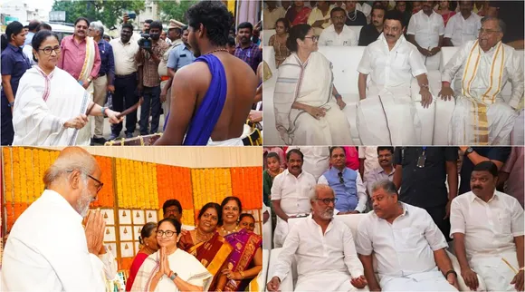 இல. கணேசன் இல்ல விழா; செண்டை மேளம் வாசித்த மம்தா… வாசல் வரை வந்து ஸ்டாலினுக்கு வரவேற்பு
