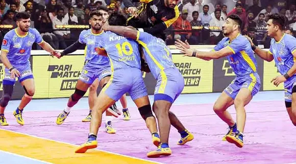 தமிழ் தலைவாஸ் அதிரடியில் அடங்கிபோன தெலுங்கு டைட்டன்ஸ் : அஜின்கியா அபாரம்