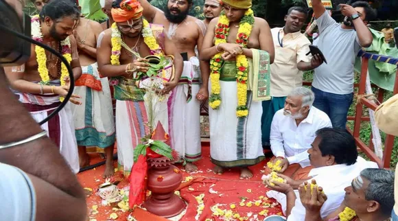 rakkayi amman temple, tamilnadu, indian express, minister pk sekar babu, p murthy, madurai