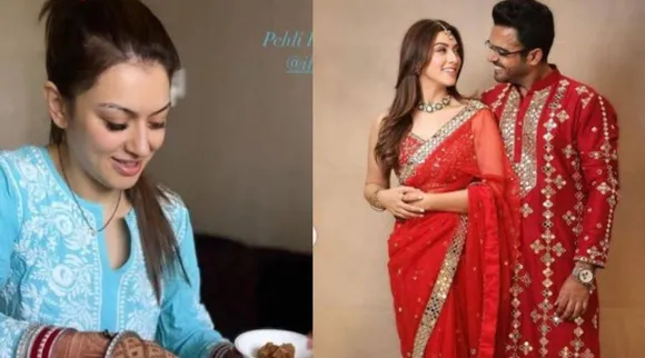 கணவர் சோகைலுக்கு அல்வா செய்து கொடுத்த ஹன்சிகா: ஸ்வீட் போட்டோஸ்