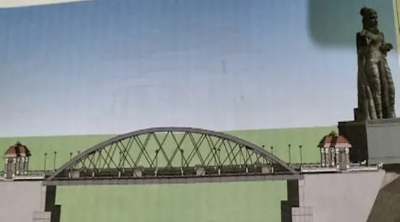 Vivekananda Rock Tiruvallur statue study for construction of glass bridge