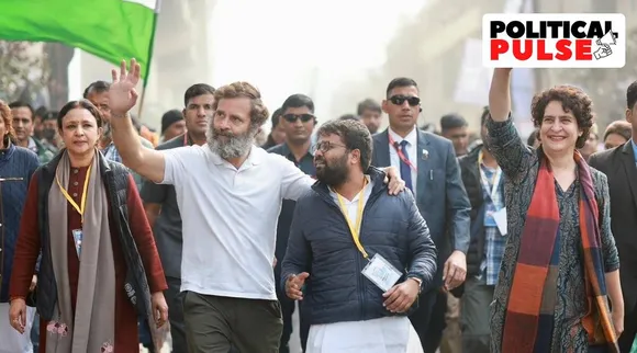As Rahul Yatra enters UP Ram temple priest blesses it Your work is for betterment of country