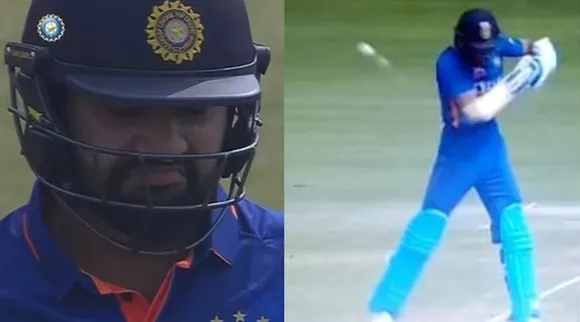 4- 0- 4- 4- 6- 4 ; நியுசி-யின் அதிவேக பவுலரை துவைத்து எடுத்த கில்; மிரண்டு பார்த்த ரோகித் சர்மா