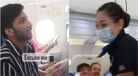 flight passenger asks to open window to spit gutka, 'எக்ஸ்கியூஸ் மீ... குட்கா துப்பணும்; வின்டோவ திறக்க முடியுமா, இண்டிகோ விமானத்தை அலறவிட்ட பயணி, IndiGo flight, flight passenger asks to open window to spit gutka, airhostess laughing unstoppable