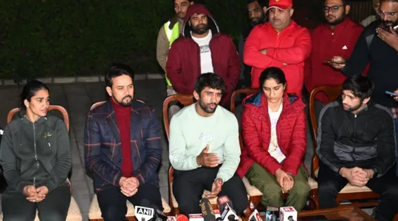 IOA 7 member committee on wrestling chief Brij Bhushan Sharan Singh Tamil News