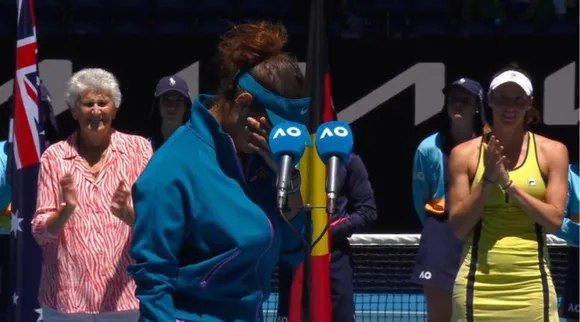 Sania Mirza in tears during her final address Tamil News