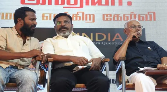 பெரியாரை எதிர்ப்பது தமிழ் தேசியம் அல்ல: பி.பி.சி ஆவணப் படத்தை திரையிட்டு திருமாவளவன் பேச்சு