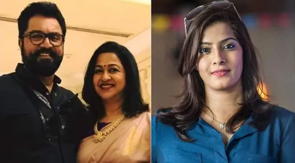 சரத்குமார், ராதிகா, வரலட்சுமி... நீச்சல் குளம் கொண்டாட்ட வீடியோ