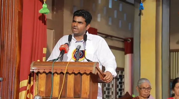 இலங்கைத் தமிழர்களை மோடி நெஞ்சத்தில் சுமந்து கொண்டிருக்கிறார்: இலங்கை நல்லூரில் அண்ணாமலை பேச்சு