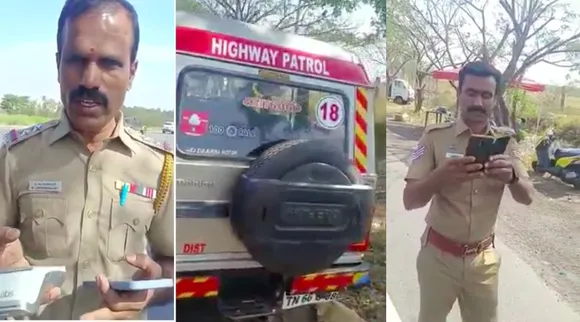 Coimbatore: Lorry Driver Argued With Police Who Fined Rs 5000 - Video Tamil News