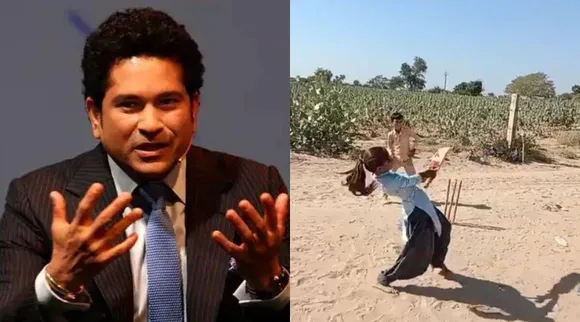 Cricket news in Tamil: Sachin Tendulkar shares video of a girl hitting ball for sixes