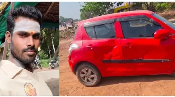 தருமபுரி அருகே யானை தாக்கி இளைஞர் மரணம்: காரை பந்தாடிய காட்டு யானைகள்