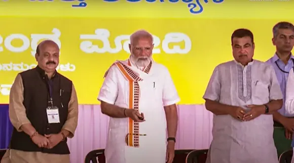 Bengaluru-Mysuru expressway, PM Modi, Modi inaugurates Bengaluru-Mysuru expressway, Modi in Mandya, Modi Karnataka visit, bengaluru news, karnataka elections, Tamil indian express