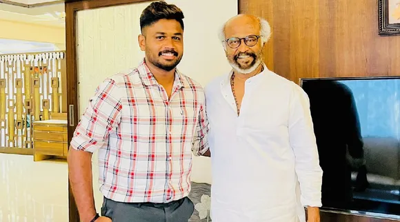 Sanju Samson meeting Rajinikanth - video Tamil News